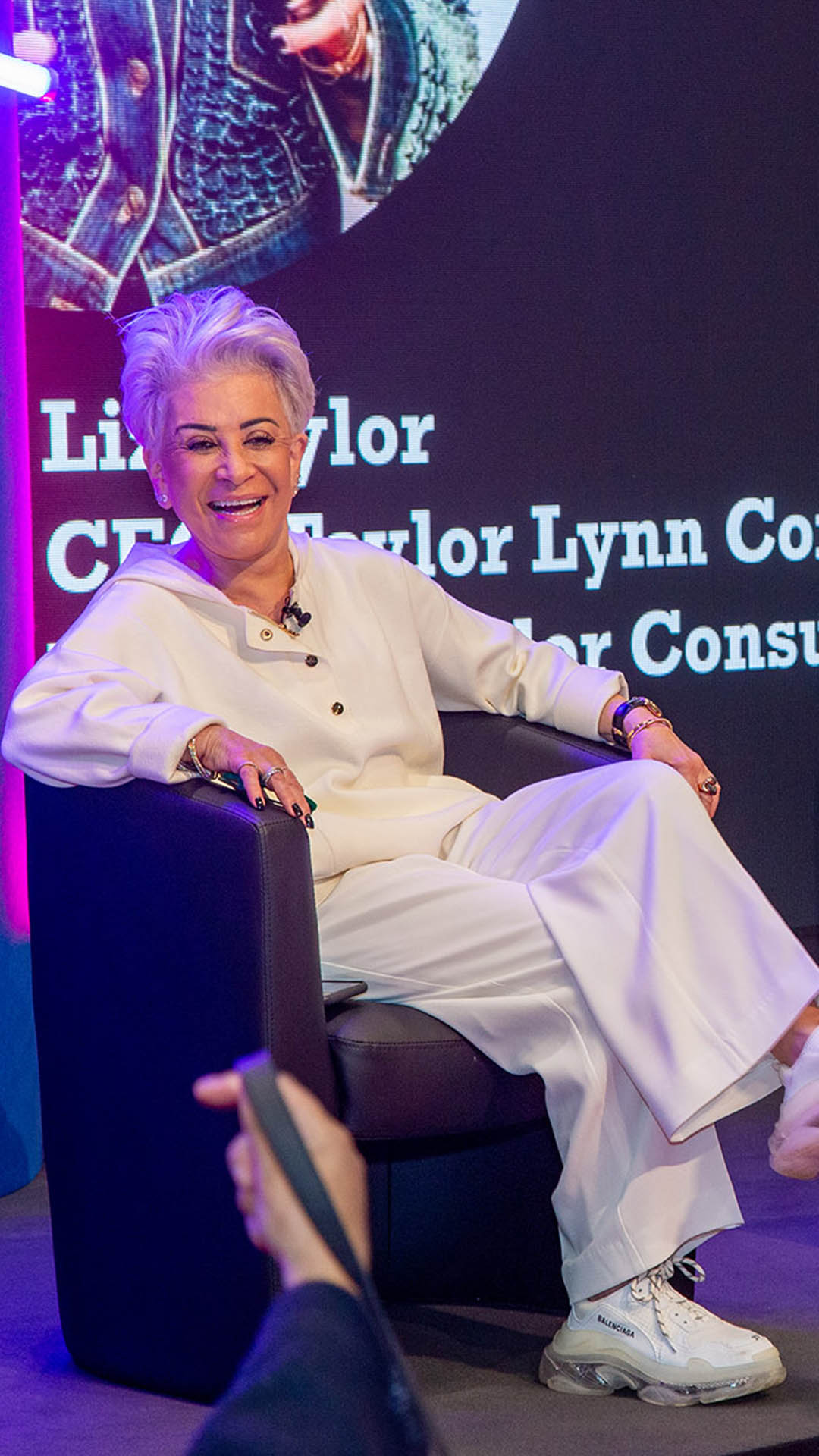 Liz Taylor Interviewer Debate Host