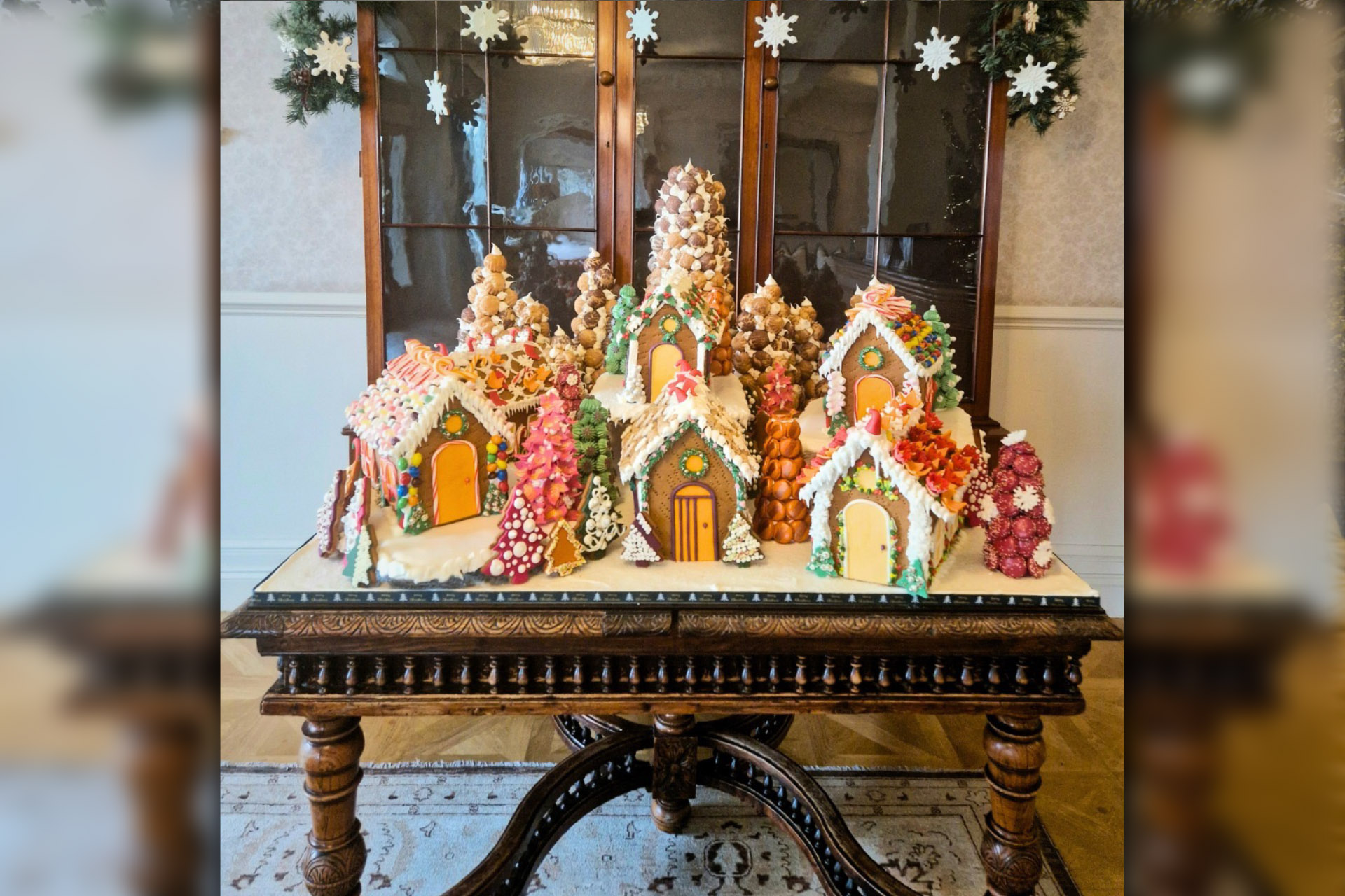 St Brelade’s Bay Hotel - Head Pastry Chef designs winter wonderland for reception